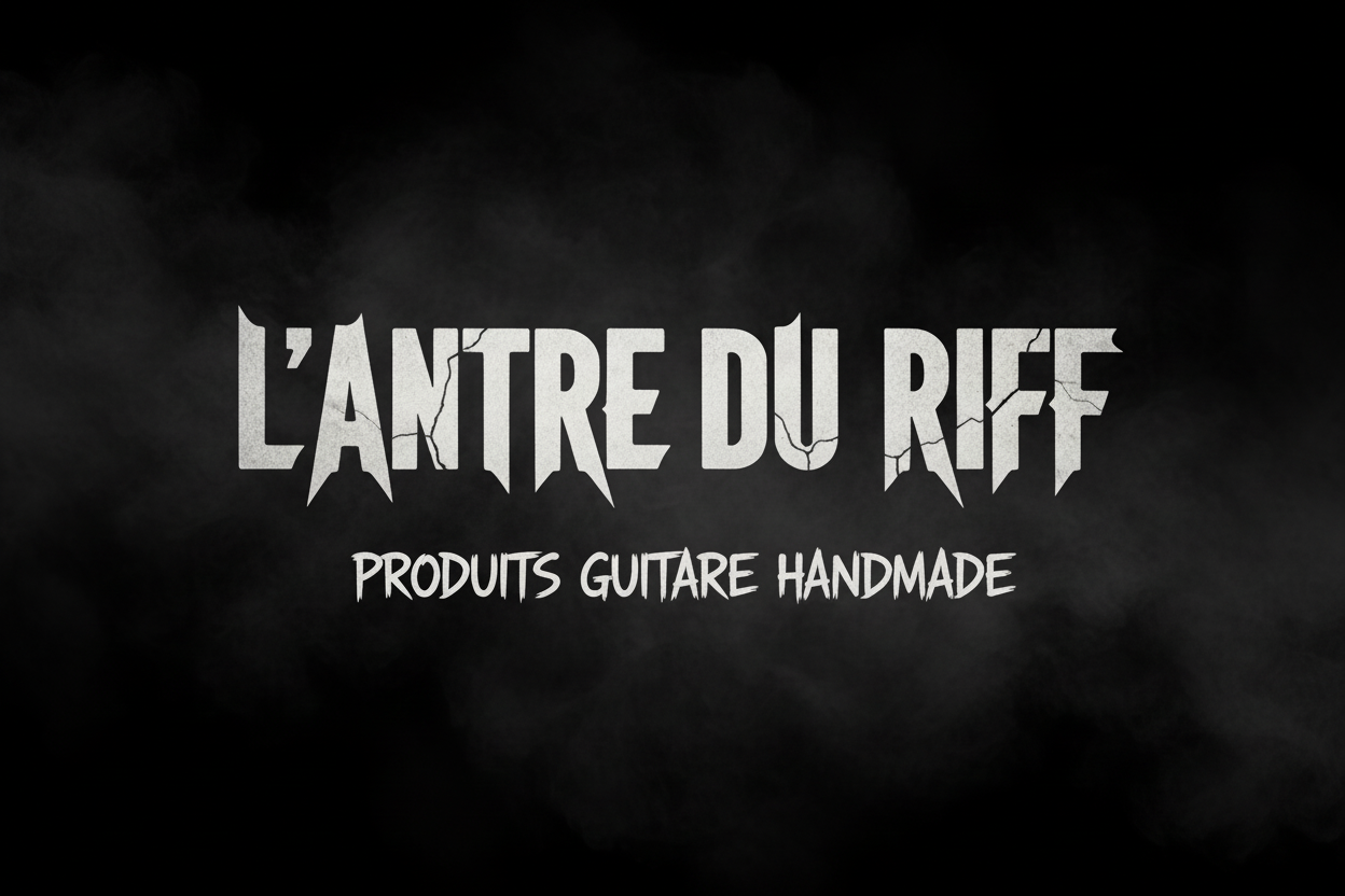 Bannière L'antre du riff avec fumée atmosphérique
